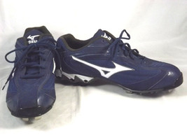 NEW Mizuno Promo 9 Spike Vapor Low Baseball Cleats/Spikes Blue SZ 12.5 - £19.78 GBP