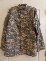 Acu Size Large Long Digital Camo Long Sleeve Shirt Army Combat Uniform - £7.87 GBP