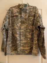 ACU Large Regular Digital Camo Long Sleeve Shirt ARMY COMBAT UNIFORM - £7.75 GBP