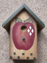  BH4 - Apple Birdhouse Wood - $3.95
