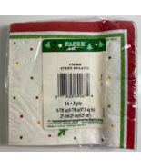 Vintage 16 Paper Art Sexy Reindeer Stripe Sweater 3 Ply Christmas Paper ... - $10.88