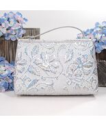 Brahmin Chrome Estonia Silver Iridescent Leather Lorelei Shoulder Bag NWT - $291.56