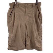 North Face Tan Nylon Outdoor Shorts Boys Large - $16.21