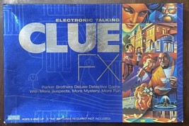 Parker Brothers CLUE FX Electronic Talking Board Game 100% Complete Work... - £30.57 GBP