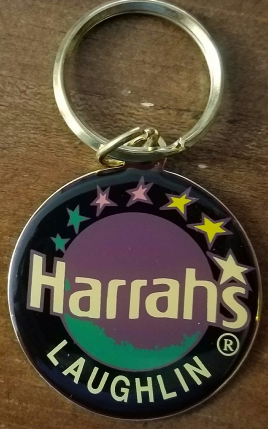 HARRAH&#39;S  Laughlin &#39;Stars&#39; Keychain, New - $5.95