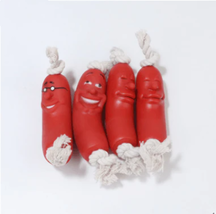 Deliciously Fun Sausage-Shaped Dog Chew Toy - £7.80 GBP