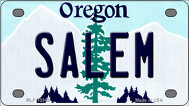 Salem Oregon Novelty Mini Metal License Plate Tag - $14.95