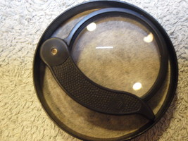 VINTAGE SOVIET USSR RUSSIAN BIG MAGNIFYING 2X GLASS LOUPE IN CASE BAKELITE - $19.78