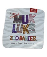 Muk Luks Kids 11-1  ZOO BABIES Socks For Clear Rain Boots 5 Pack - $14.89