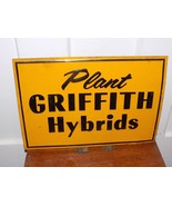 Vintage Plant Griffith Hybrids Embossed Scioto Metal Sign - €114,44 EUR