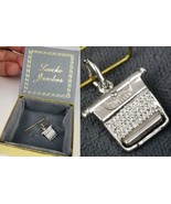 vintage sterling silver 925 typewriter charm LUECKE JEWELERS estate sale... - $19.99