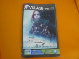Rogue One A Star Wars Story Movie Cinema Movie Program Leaflet from Gree... - £16.02 GBP