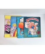 Lot Of 4 Vintage Folder School Supplies 80s Garbage Pail Kids Fantasy Crush - $34.21 CAD