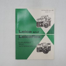 Leica and Leicaflex Cameras and Accessories Catalog No. 42 1969 - £22.20 GBP