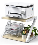 HUANUO Printer Stand, Desktop Stand for Printer, Light Wood - $29.85 CAD
