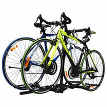 Folding Hitch Mount Bike Bicycle Rack Stand Carrier Platform 2&quot; Receiver - £96.84 GBP