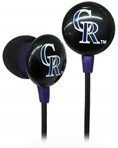 iHip MLB Colorado Rockies 3.5mm Connector Cushion Earphones iPod/iPhone ... - £10.81 GBP