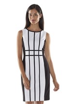 Dana Buchman Colorblock Dress Size: 10 New Sleeveless Straight Sheath - £77.85 GBP