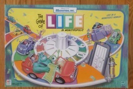 Monsters Inc. The Game of Life In Monstropolis 2001 Board Game 99% Compl... - $24.24