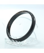Bangle Chocolate Color Quartz Agate Stone Comfort Cut Bracelet 7.7 inch ... - £43.97 GBP