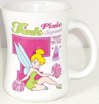 Disney Store Coffee Mug Tink Pixie Squad Tinker Bell Magic Cheerleader Cup - £39.24 GBP