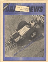 Drag News-11/4/1966-Adams &amp; Wayne Dragster Overhead Shot cover-1966 Vol.12 #2... - £39.35 GBP