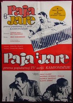 1973 Original Movie Poster Paja Jare Truckdrivers Kamiondzije Ckalja Vuisic - £47.45 GBP