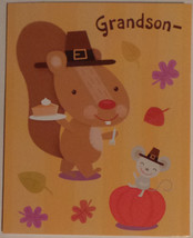 Greeting Card Thanksgiving &quot;Grandson&quot; - £1.19 GBP