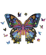 Kids brain game 252 pieces butterfly paper shaped puzzle - $34.28 CAD