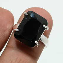 Black Spinel Gemstone Handmade Fashion Good Friday Gift Ring Jewelry 7" SA 5268 - £4.14 GBP