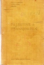 Palestine &amp; Transjordan (Geographical Handbook Series 1943) WW II Espionage - $350.00