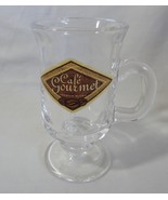 Cafe Gourmet Premium Blend 6 oz Glass Coffee Mug Cup  - £3.98 GBP