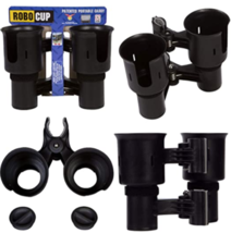 ROBOCUP Best Cup Holder for Drinks Fishing Rod/Pole Boat Beach Chair Whe... - £23.41 GBP