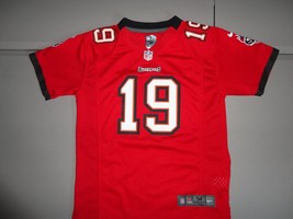 Red Nike On-Field #19 Williams Tampa Bay Buccaneers NFL Football Jersey Youth M - £16.92 GBP