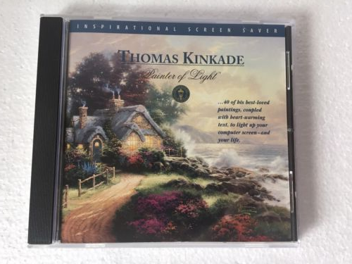 Thomas Kinkade Painter Of Light Inspirational Screen Saver PC CD-ROM Windows 95 - $22.77
