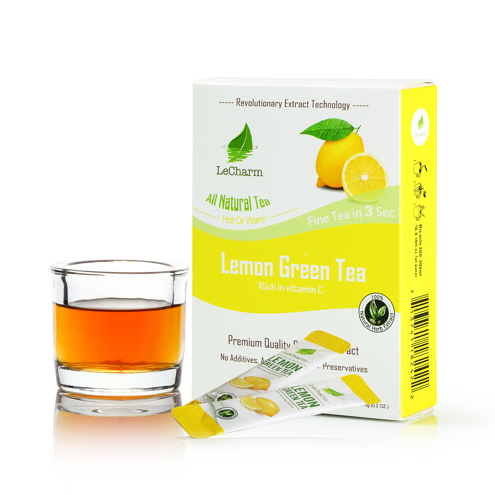 Lemon Organic Green Tea (10 Sachets) - $8.95