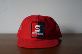 Vintage Safety Kleen Embroidered Patch Red Mesh Snap Back Trucker Hat - $14.46