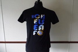 Official Licensed Men&#39;s Chelsea Football Club L Black T Shirt - £15.12 GBP