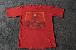 VINTAGE GRAND CANYON SOUTHWEST NATIVE TRIBAL ART T-SHIRT U.S.A. 100% COT... - £26.62 GBP