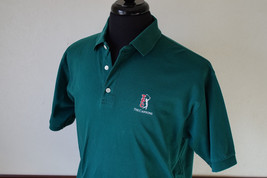 Men&#39;s TPC The Canyons Embroidered Izod Club Polo Golf Shirt Size M Green - £15.08 GBP