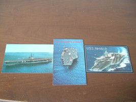 USS Forrestal - USS Nimitz - USS Dwight D. Eisenhower Postcards Lot of 3 - $5.94