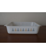ANCHOR HOCKING Fire King 8 in. square candleglow casserole oven dish # 435 - £7.58 GBP