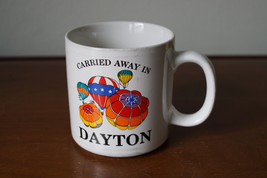 Vintage Carried Away in Dayton Hot Air Ballon Coffee Mug Cup Made in USA - £11.34 GBP