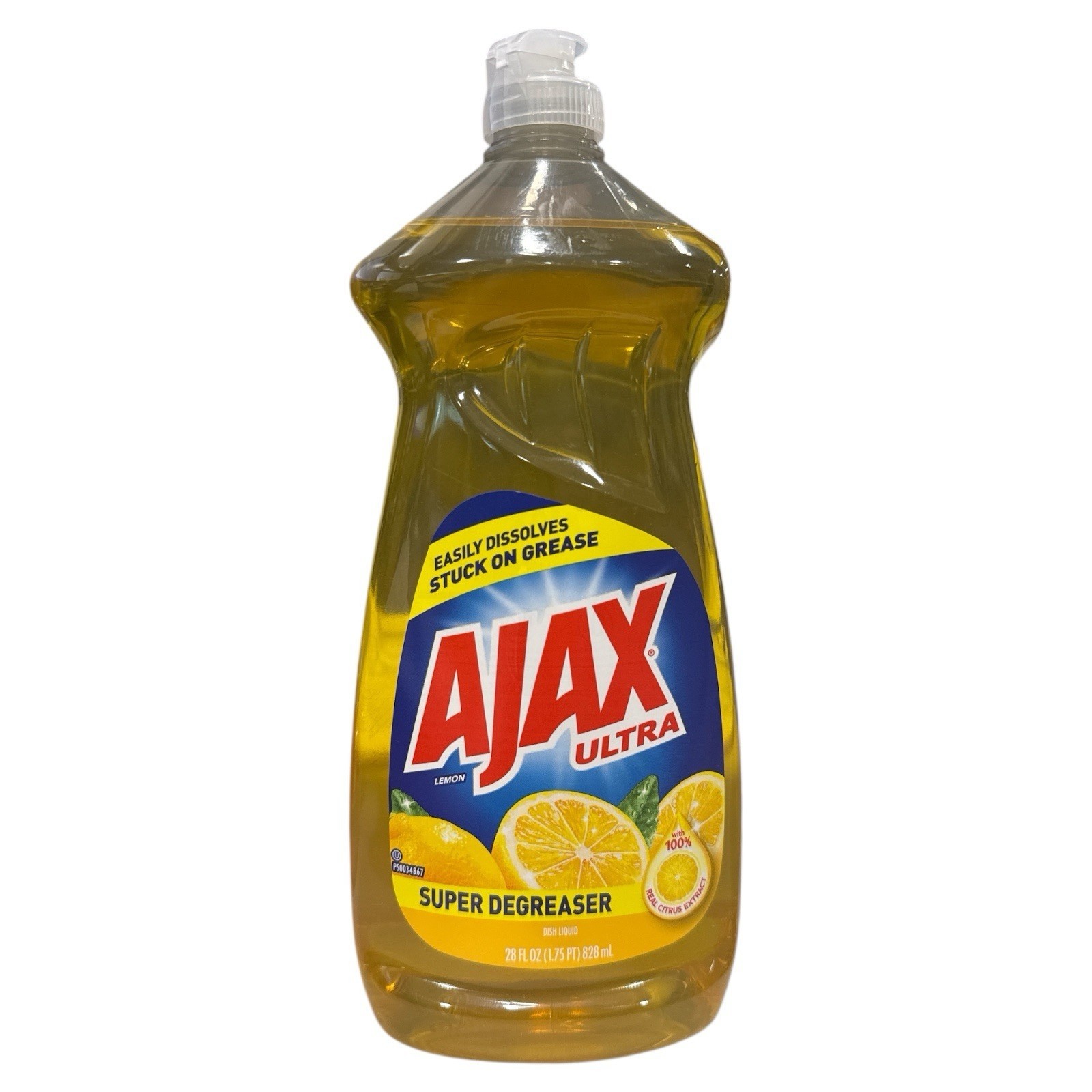 Ajax Super Degreaser Dish Soap Liquid Lemon Scent 28 Fl Oz - Real Citrus... - $11.87