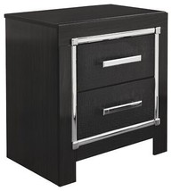 Kaydell - Black - Two Drawer Night Stand - £148.63 GBP