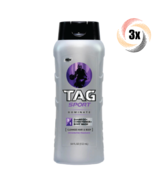 3x Bottles TAG Sport Dominate 3in1 Shampoo Conditioner &amp; Body Wash | 18oz | - £18.09 GBP