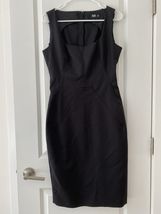 Dolce and Gabbana D&amp;G black sexy bustier pencil dress IT 46 US 10 XL Bs318 - $235.19