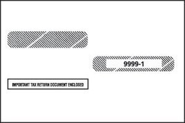 Double Window Self Seal Security Envelopes for W-2 Tax Forms (4-Up Style), 100 C - $24.60