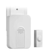 Defiant Wireless Plug-In Doorbell Kit with White Insert and 1 Push Butto... - $233.15 MXN
