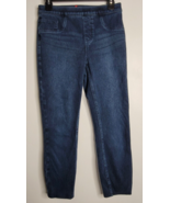 SPANX Womens Leggings Medium Cropped Jean-ish Blue Size M #20114R - $32.99